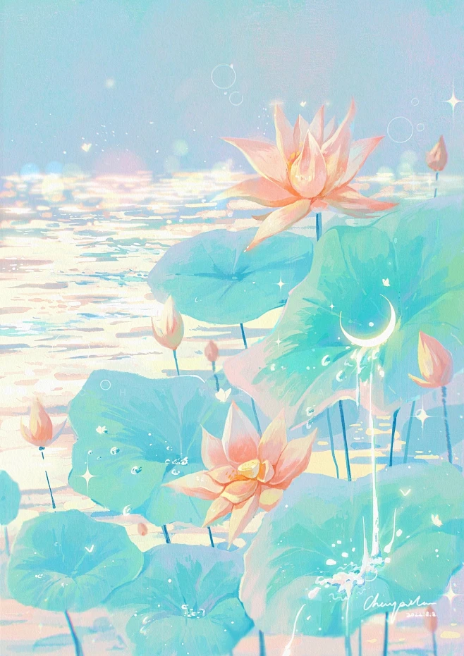 图片_氛围（风景&治愈系）插画图片素材-花瓣网