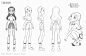 bobbo andonova Character design  character design sheet expressions expressions sheet female character original character Procreate turnaround turnaround sheet