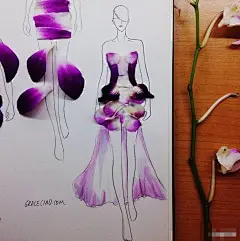 实物与插画的结合————花瓣礼群（1）-可爱图片-Q友乐园