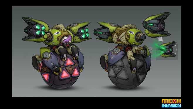 MECH INVASION - Mech concepts vol.2图片_J机械（人物）图片素材-花瓣网