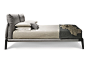 Fabric double bed KRISS by Bonaldo