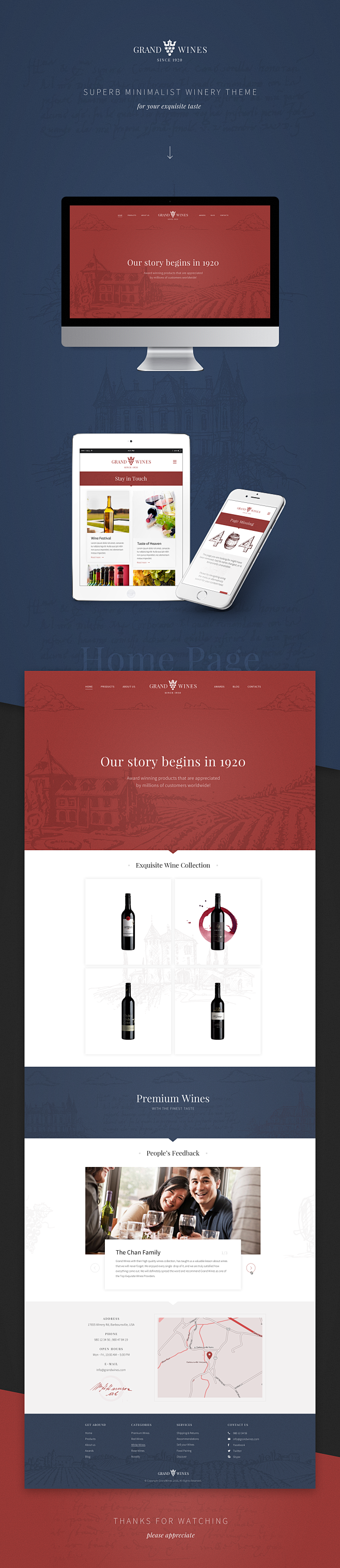 Grand Wines - UI / U...