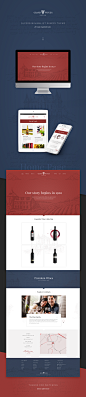 Grand Wines - UI / UX Interface : "Grand Wines" Website Design for Terranet.md