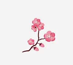 粉色盛开的桃花素材 免费下载 页面网页 平面电商 创意素材 png素材