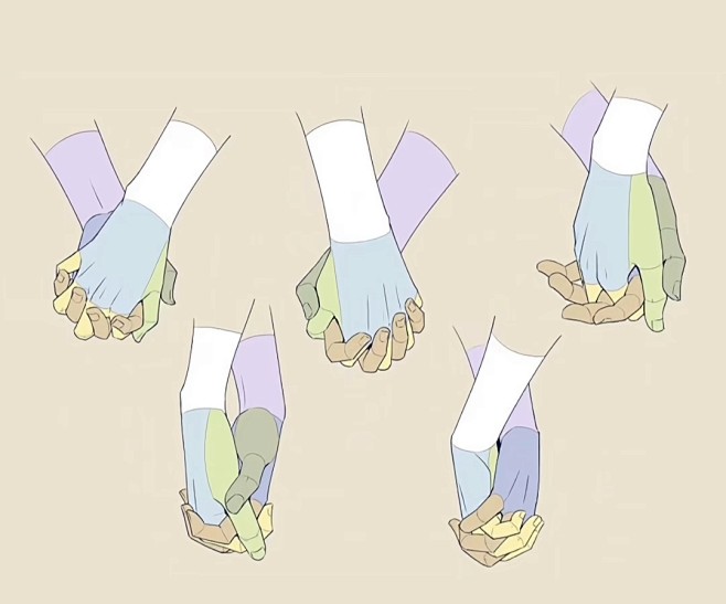 手 十指相扣