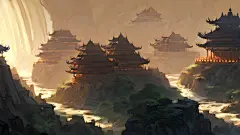 夕阳下的仙侠世界_5637349649