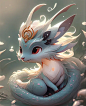 GC-Q版3D手办萌宠—炫彩龙宝-LoRA-谷尘DesignDog-LiblibAI