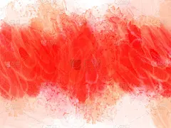 彩色造型水彩插画背景，彩色笔刷背景。
