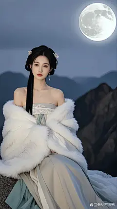 月下美人，需要拿来做壁纸#古典...@老纳不念佛的动态