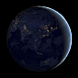 NASA公布迄今为止最清晰夜晚地球卫星照片_高清图集_新浪网