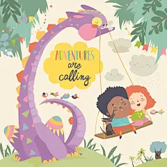 卡通手绘幼儿园插画设计