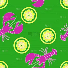 式样,柠檬,龙虾,分离着色,白色,黄色,自然,精神振作,菜单,海产