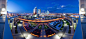 General 3000x1356 cityscape city Kazakhstan Astana city lights