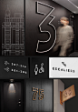 hotel Paris montmartre logo graphic design TERRASS key Retro