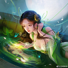Alita_阿丽塔采集到B插画-古风原画