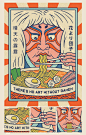#灵感的诞生#插画师Ryan Ragnini将相扑、达摩、歌舞伎等日本传统文化与拉面相结合，创作了一组美食主题的插画海报丰富的纹样使用和复古的配色让画面有种浓郁的日式风情，很是特别～ ​​​​