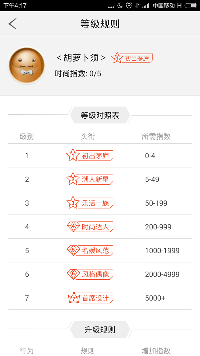 钻的设计会员等级