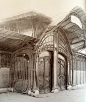 Art Nouveau Cast Iron Subway Entrance, Place de la Bastille, Paris, France by Hector Guimard