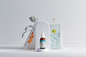 art direction  concept Cosmetic gel geometric mediterranean sea serum stilllife White