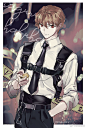#名侦探柯南# 画师「joypyonn」笔下的系列图，一些更新，3/4组合拜托出道吧！！！(twi: joyp_conan) ​​​​