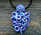 Large or Small Purple opal cthulhu necklace, Octopus pendant, Octopus necklace, Opal necklace, Cthulhu, Lovecraft, Kraken, Gemstone : Purple opal octopus pendant  Stylish jewelry with polymer clay octo with opal effect. Leather or waxed cord 15-25 (38-63c