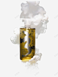 动感香水烟气瓶体高清素材 页面网页 平面电商 创意素材 png素材