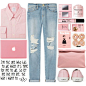A fashion look from June 2015 featuring ripped jeans, white sneakers and red handbags. Browse and shop related looks.