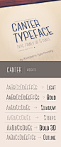 Canter free font | Fontfabric™