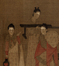 南北朝 杨子华 北齐校书图（宋摹本）波士顿艺术博物馆藏