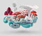MUSH : An experimental visual series of mushroom micro-ecosystems.@北坤人素材