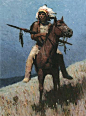 旅美画家 <wbr>Z.S.LIANG <wbr>和他的印第安人油画（续）