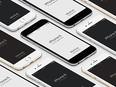 iPhone 6 Psd Isometr...