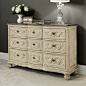 American Drew Jessica McClintock Boutique Dresser in White Veil traditional-dressers