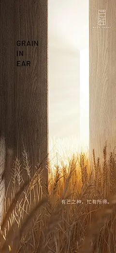 【南门网】广告 海报 节气 芒种 门窗 品牌 木地板 创意 荒凉