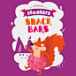 Stoaters Snack Bars : Character design for Stoats healthy kids snack bars.