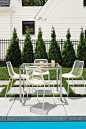 Dine outdoors with our Portica outdoor table.