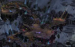 游戏场景素材 2D手绘场景 游戏美术 西游X手绘风格高清原像素地图-淘宝网