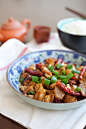 Kung Pao Chicken - Chinese chicken stir-fry with spicy, savory Kung Pao sauce. Easy and healthy recipe that is so much better than restaurants or takeout | rasamalaysia.com