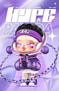 Influencer Marketing Campaign POPMART Skull-panda Hype-panda Series Blind Box Doll Binary Action Toys Figure Birthday Gift Kid Toy