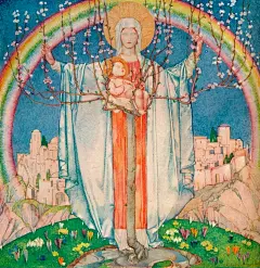 《應許的聖母》，1914
Edward Reginald Frampton ​