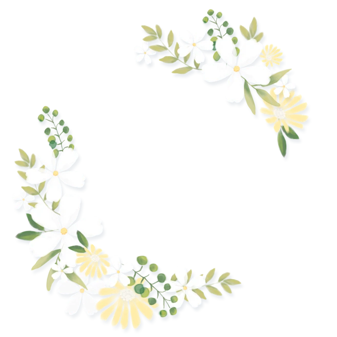 Spring is coming 美丽的春季花环花边PNG免扣素材-花瓣网