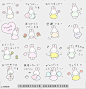 @飞天胖虎 line贴图表情包贴纸[编号4436838]The fluffy bunny sticker 9  This is stickers of cute rabbit.a