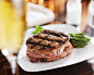 grilled steak filet with white wine and asparagus by Joshua Resnick on 500px