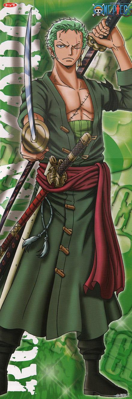 罗罗诺亚·索隆 他是海贼王里曾经人人惧怕.