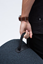 tim webber design duffel stool & ottoman detailed after luggage: 