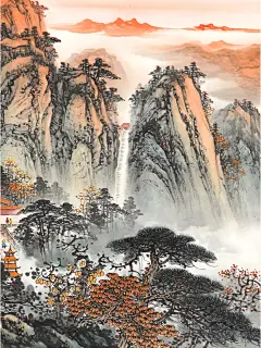 手绘泰山日出：会当凌绝顶，一览众山小 - 小红书