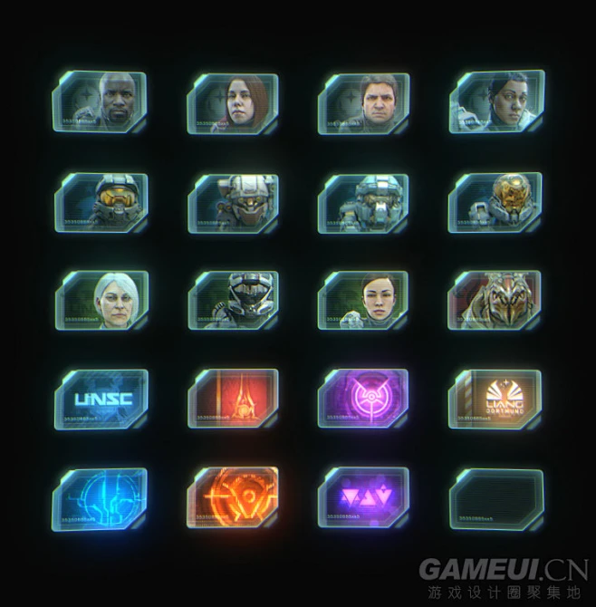 《光环5（Halo 5）》 Guardians HUD 守护平视显示器 游戏界面设计 |GAMEUI- 游戏设计圈聚集地 | 游戏UI ...