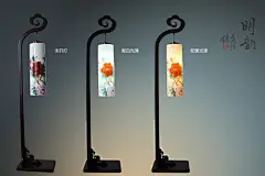 高档现代中式落地灯客厅灯仿古书房灯手绘陶瓷灯酒店工程灯木艺灯-淘宝网