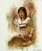 中国文化精神与写实油画的探析,中国写实油画里风情万种的美女欣赏_手机搜狐网