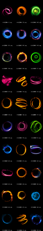科技感赛博朋克霓虹发光光圈圆形光效特效叠加合成PNG图片素材-淘宝网
